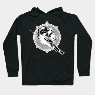 Downhill Skiing Hoodie